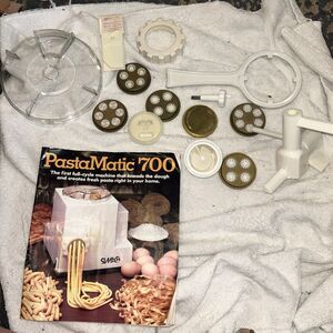 SIMAC PASTAMATIC 700 DISC DIE PLATE LOT SET REPLACEMENT PARTS USED FREE S/H MX
